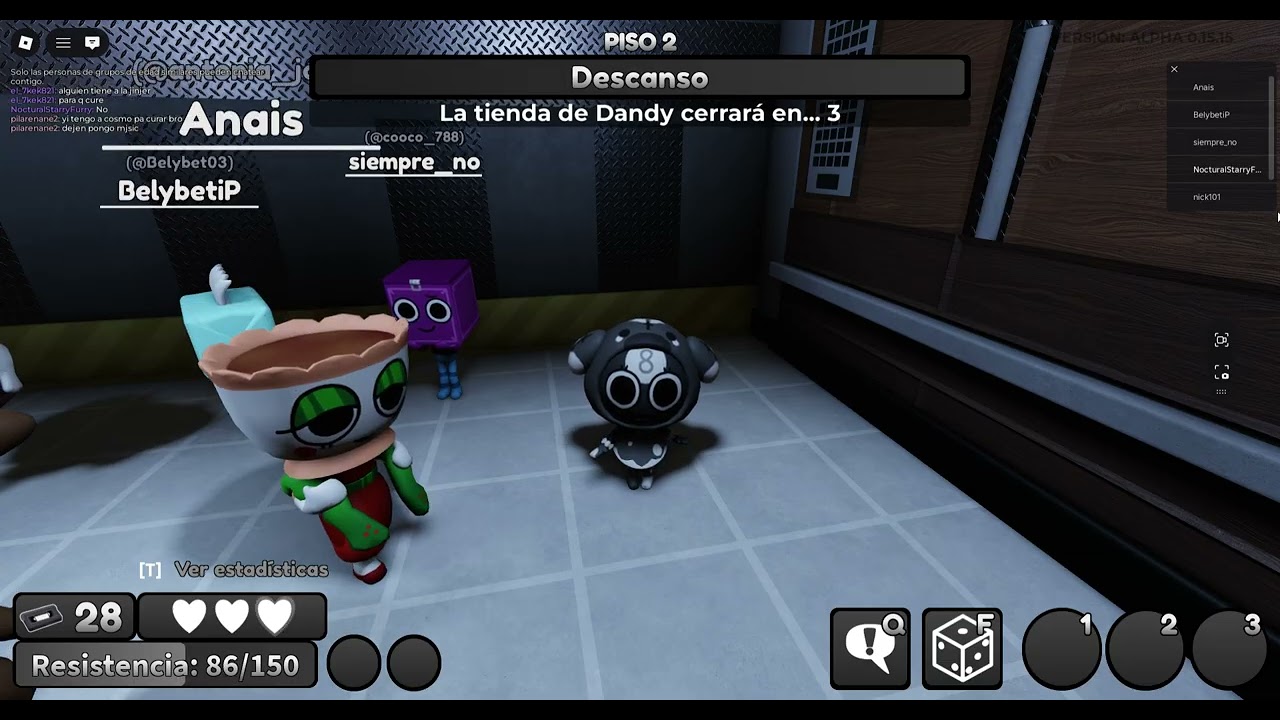 Jugando a Dandy's World