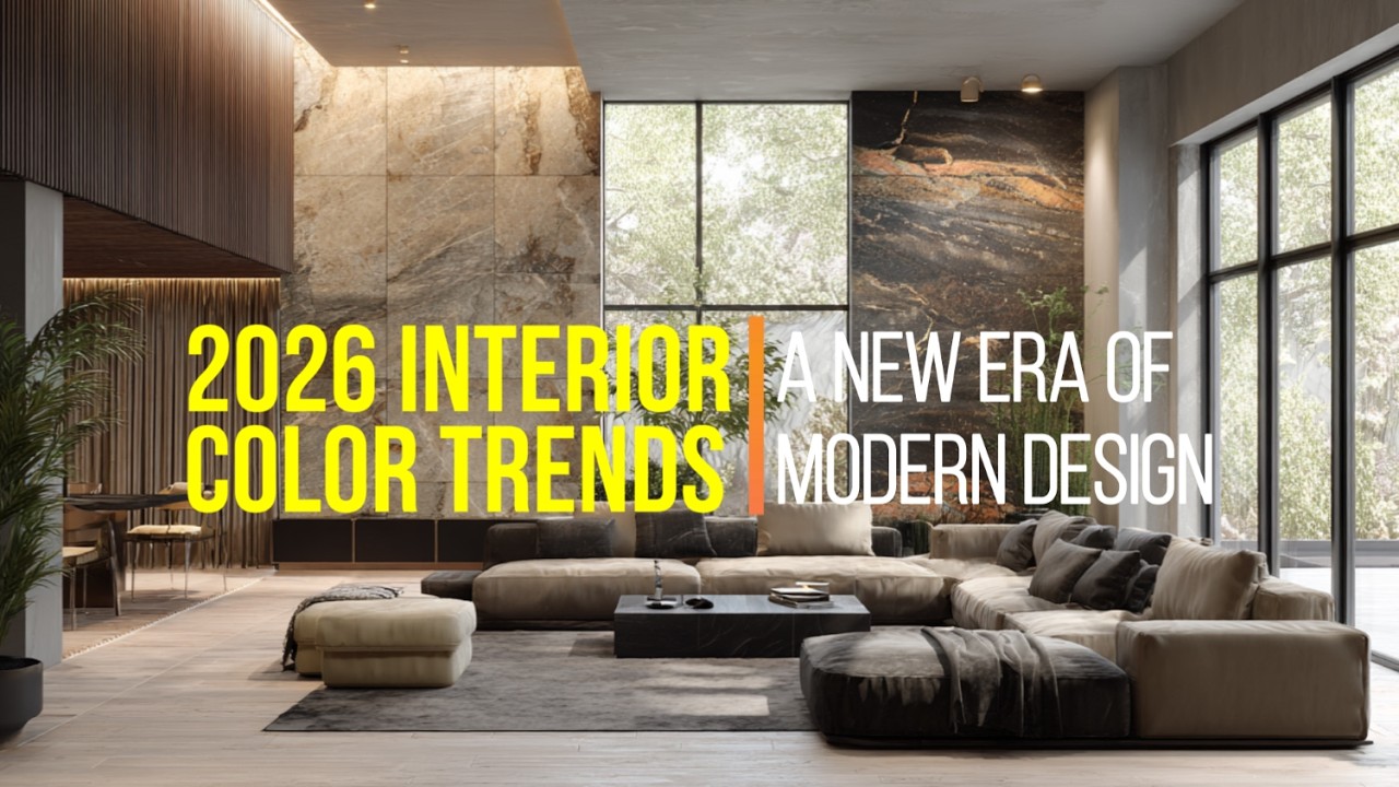 2026 Interior Color Trends : A New Era of Modern Design