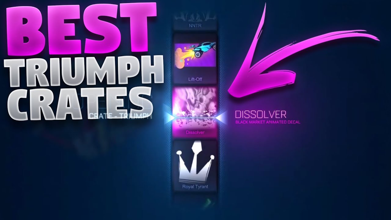 Best Triumph Crate Openings On Rocket League