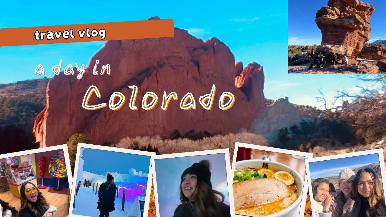 B-Day Vlog! Part 2 in Colorado Garden of the Gods| IceCastle | Takoyaki Night | Menya Musashi 🍜 | ✈️