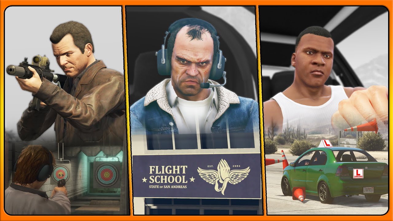 Why no driving School? GTA V Facts and Logic