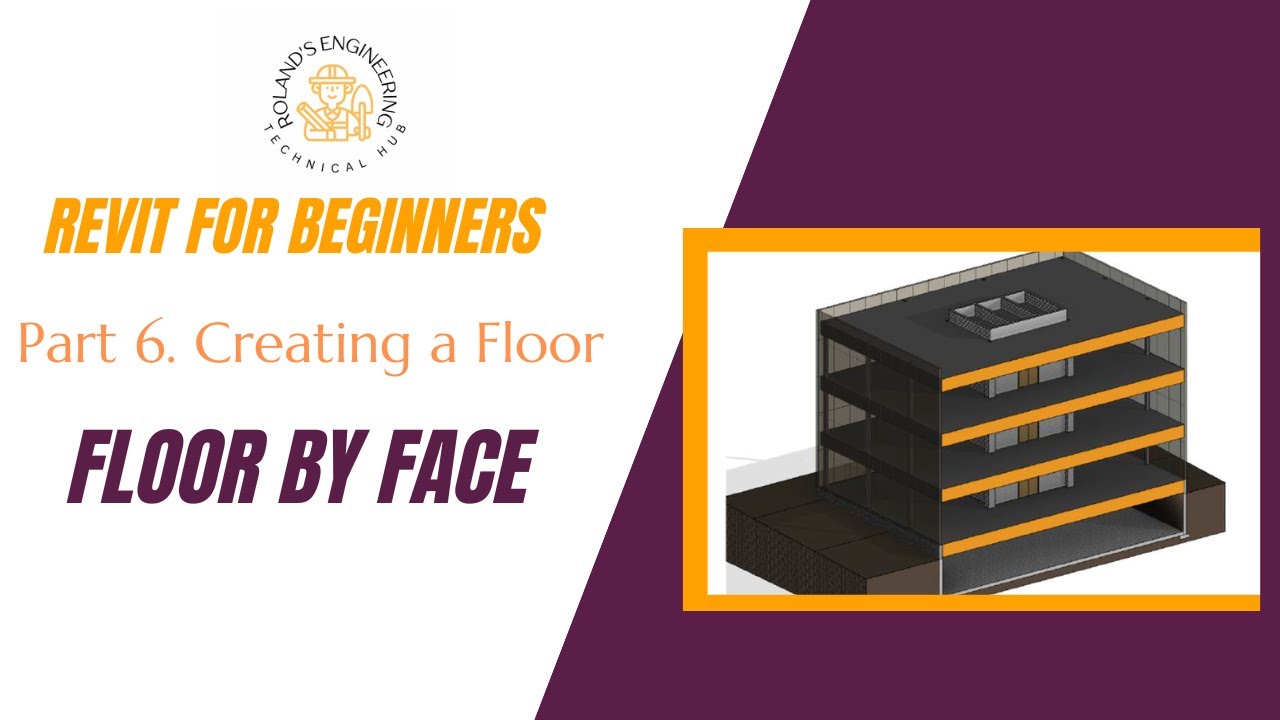 Architectural Floor. Creating Floor by Face Part 6, (Mastering Revit Architecture)
