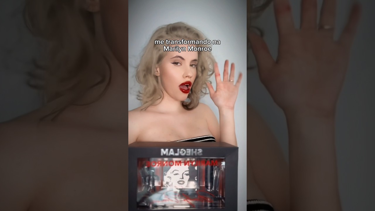 me transformei na MARILYN MONROE com a @sheglam_official #sheglam #sheglamcollection