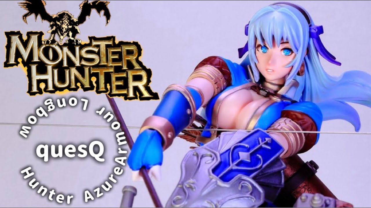 【ガレキ】モンスターハンター アスール装備 月穿ちセレーネのガレージキットを作る quesQさん 原型製作 resin kit figure paint
