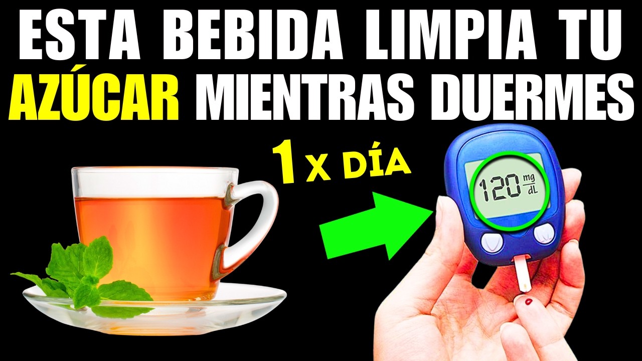 Bebe ESTO para ELIMINAR el EXCESO de AZÚCAR Durante la Noche