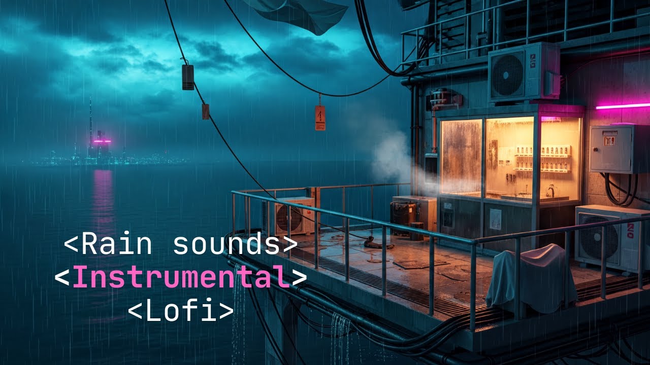 Chill Instrumental LoFi HipHop for Programming 🌧️ Rain Sounds