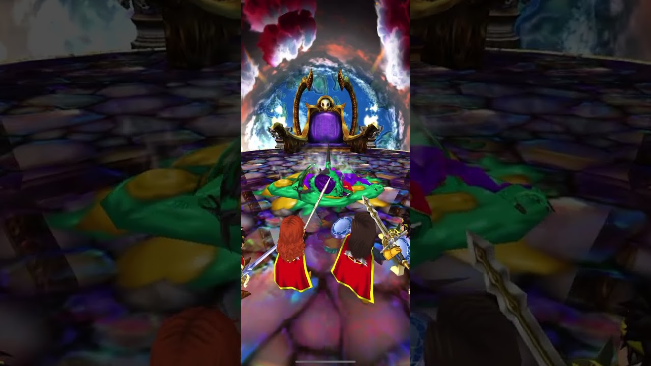 ドラゴンクエストⅦスマホ版　ダークパレスでオルゴデミーラを倒してエンディングだよ