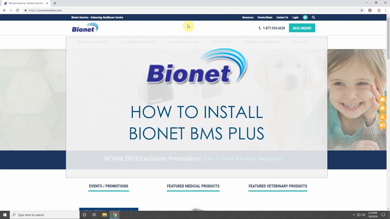 How to install Bionet BMS Plus (ECG Management Software)