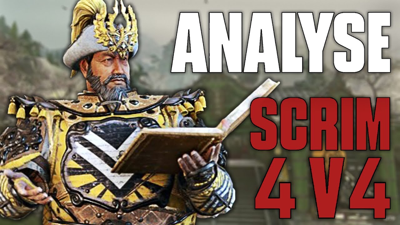 For Honor | Analyse scrim 4v4 Jardin du temple | jiang jun POV