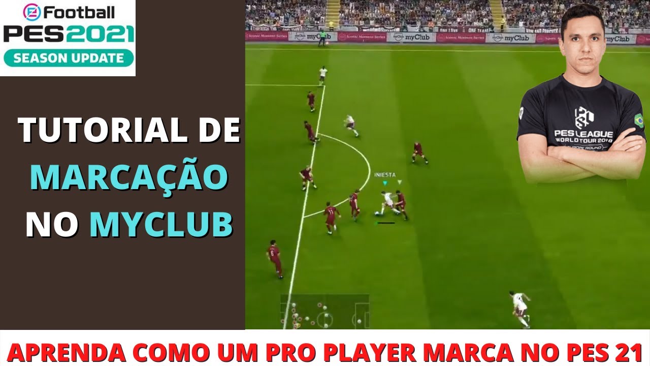 PES21  TUTORIAL DE MARCAÇÃO NO MYCLUB - PARE DE TOMAR GOLS BOBOS