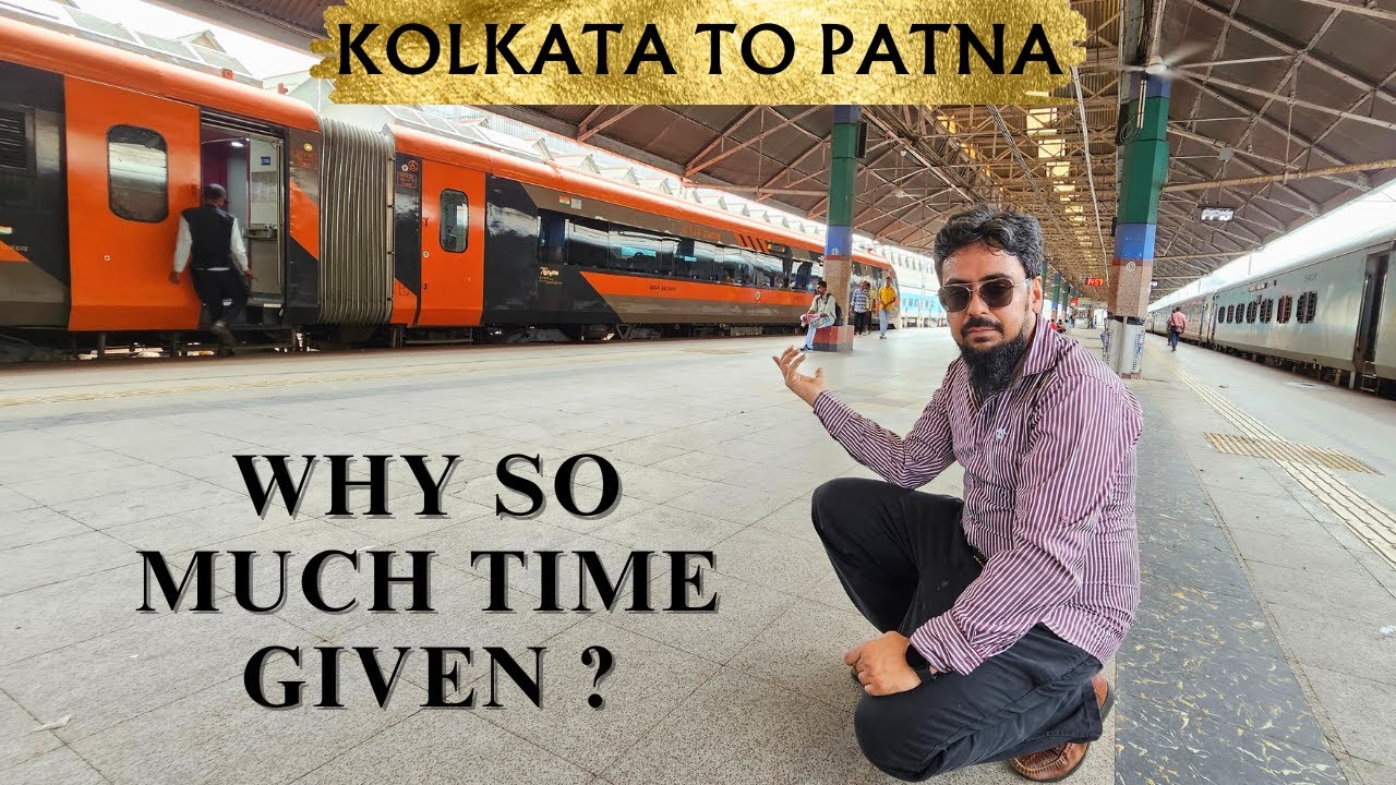 22347 Howrah Patna Vande Bharat Express Kolkata to Patna Full Journey in AC Chair Car