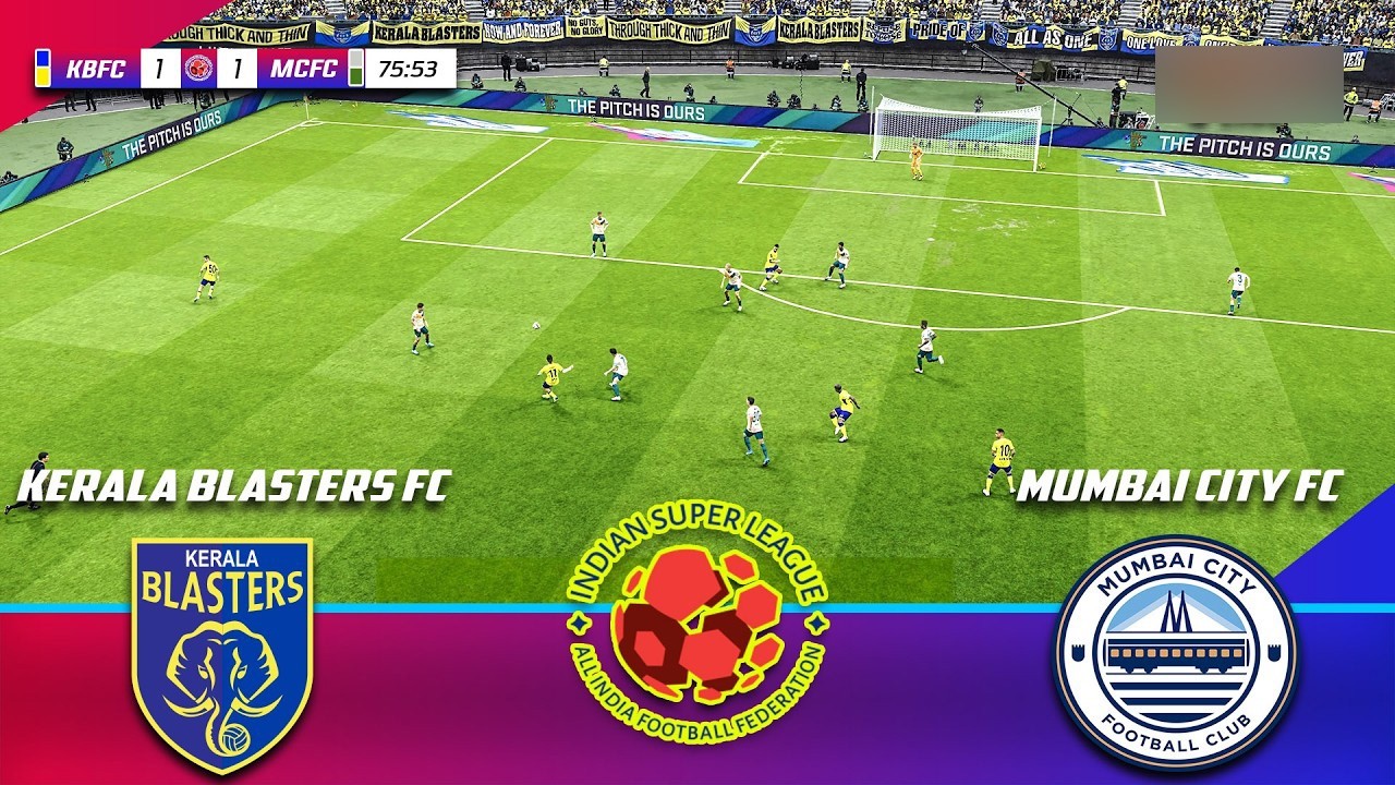 ⚡Kerala Blasters FC vs. Mumbai City FC : ISL 2025-26 🔥 #isl #keralablasters #mumbaicity