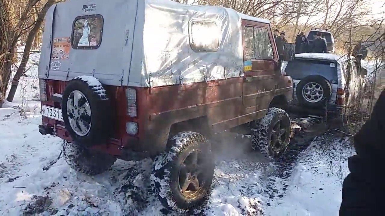 Луазы,нивы ,TOYOTA, Mitsubishi Рождественская покатушка  ДНЕПР 8.01.2017
