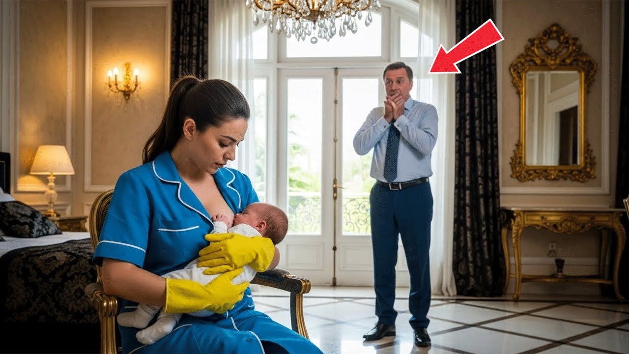 BEBELUȘUL MILIONARULUI NU MÂNCA NIMIC,DAR FEMEIA DE SERVICIU IA DAT LAPTE MATERN ȘI EL A FOST SALVAT