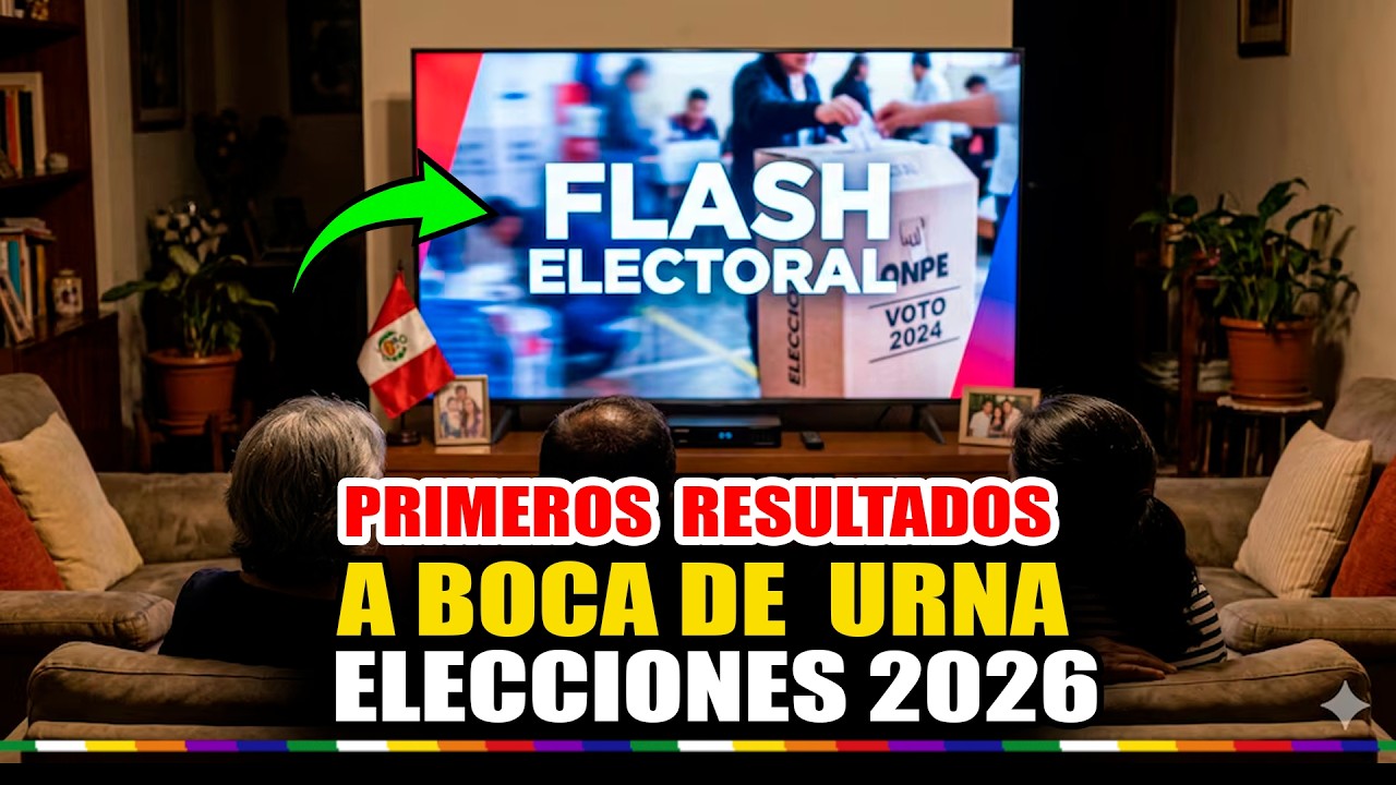 Flash Electoral de Ipsos con resultados a boca de urna sobre la elecci&oacute;n presidencial