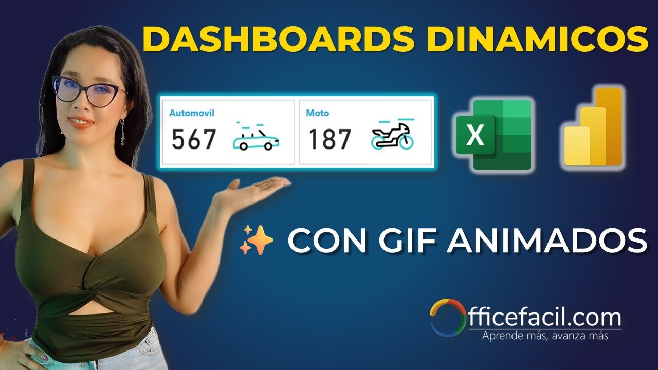 Cómo usar GIFs en Excel y Power BI – Trucos Visuales