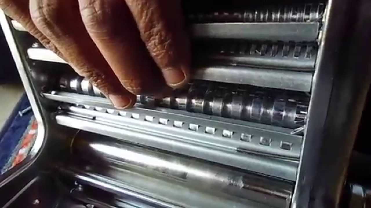 Molyf Pasta Machine cutter comb removal and fitting