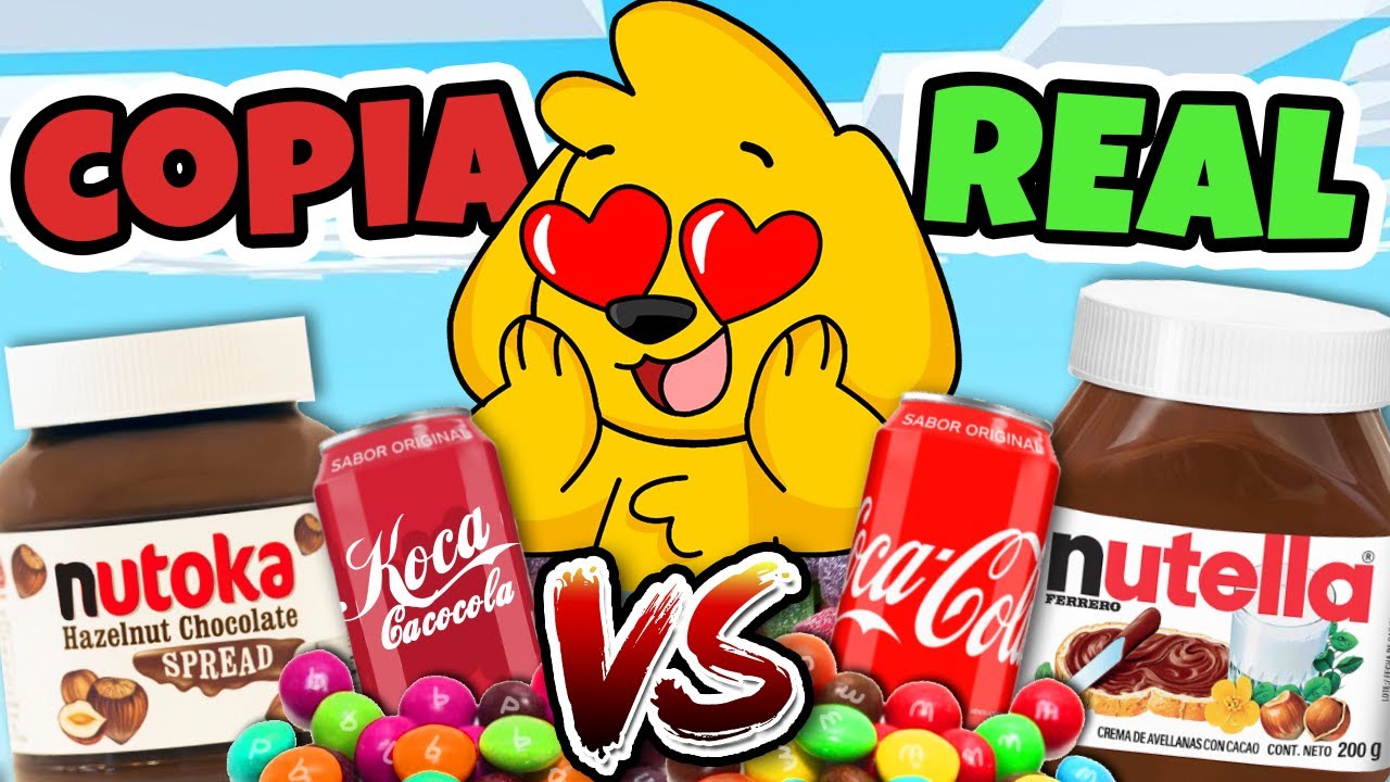 ¡PROBANDO COMIDA REAL vs COPIA! 😋🍫 CATA A CIEGAS con el PIRATA ⚡ ¿VALE LA PENA PAGAR MÁS?