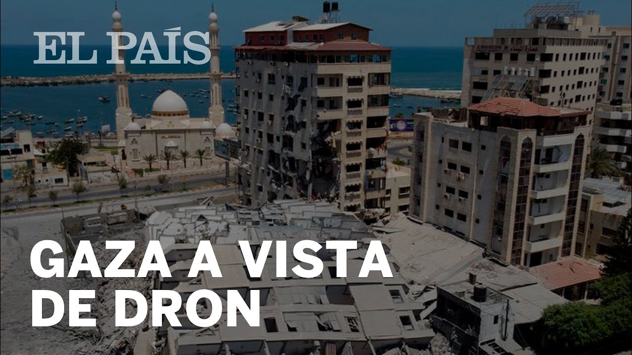 Los destrozos en Gaza a vista de Dron