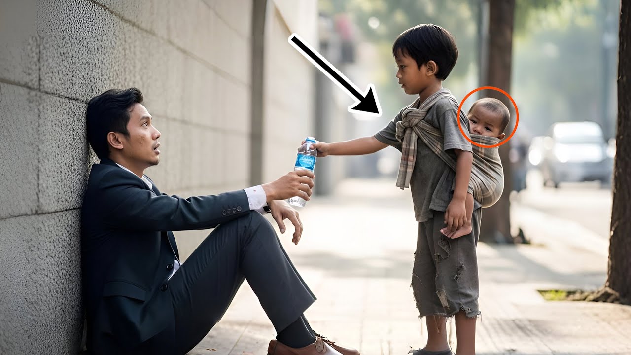 Viral !! Tergeletak Lemas Milyarder Ini Terkejut Saat B0cah Yatim Datang Menolongnya , Ternyata