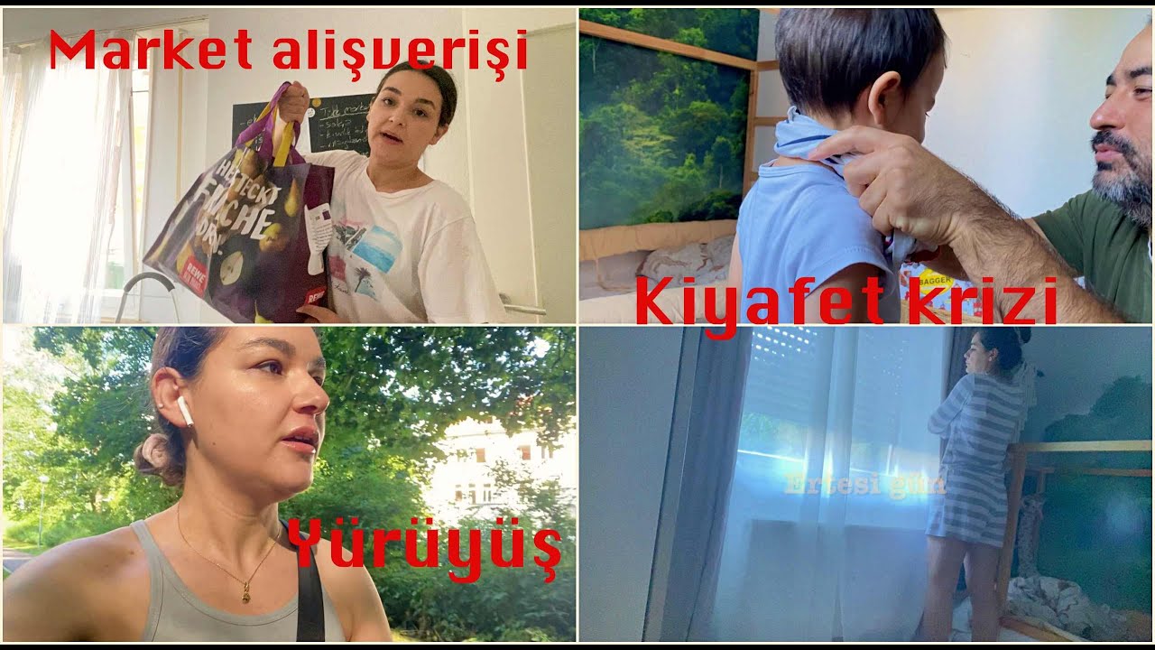 ALMANYA'DA MARKET ALIŞVERIŞI,GÜNLÜK VLOG