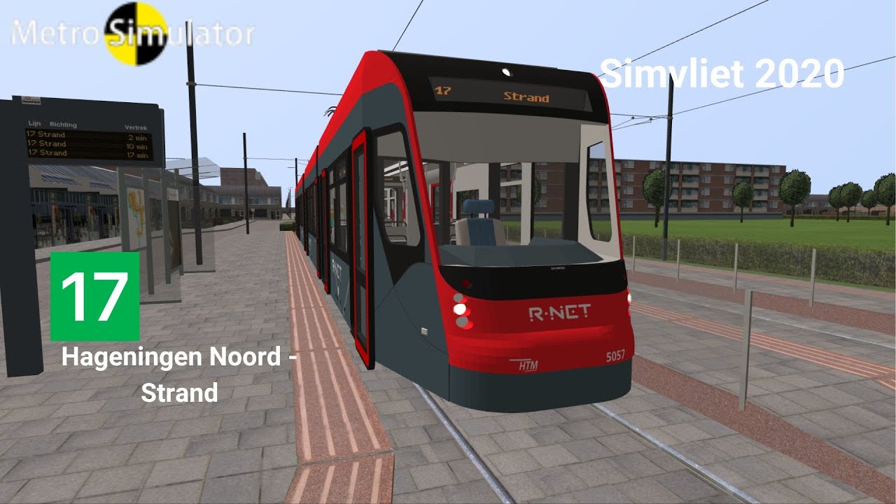 Metro Simulator Beta | Tram 17 : Hageningen Noord - Strand | Simvliet 2020 | Avenio