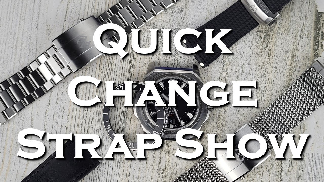 Formex Reef GMT Strap Show - Four Different QUICK Change Straps