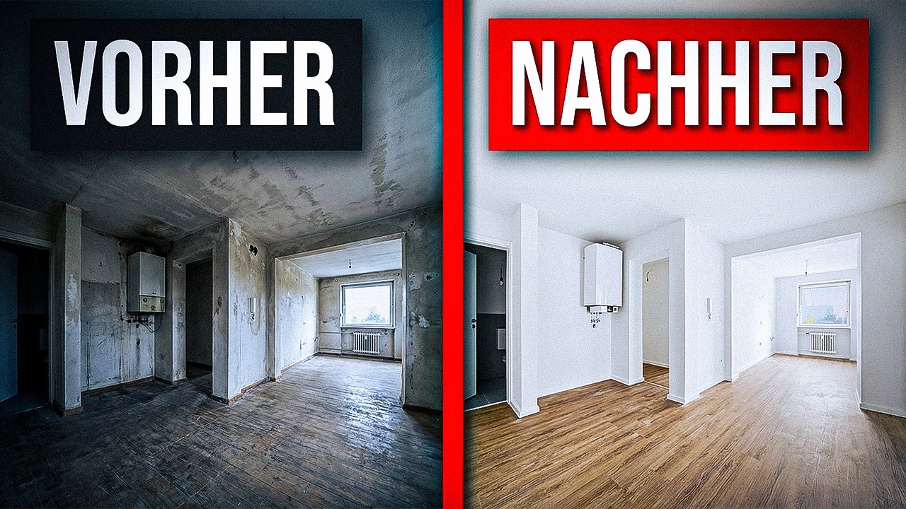 Vorher-Nachher: Aus Alt mach Neu – Wohnung komplett verwandelt!