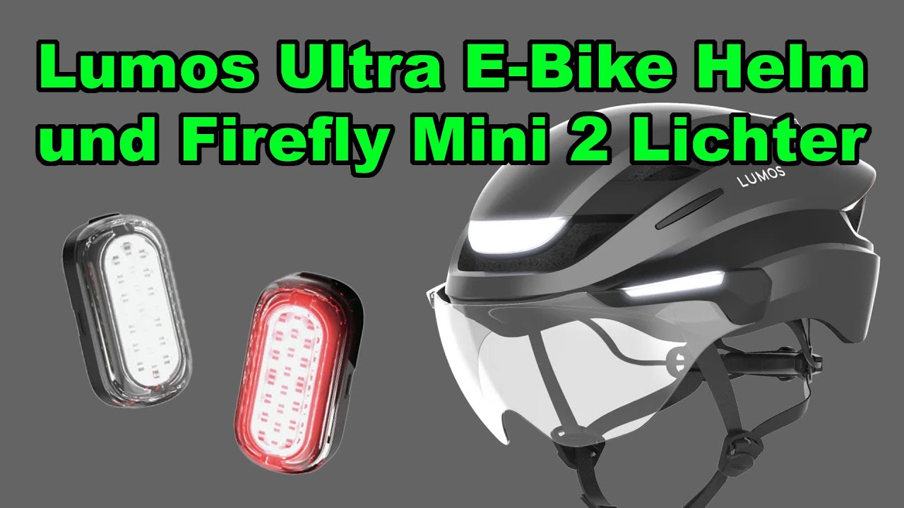 TEST - Lumos Ultra E-Bike Helm und Firefly Mini 2 #lumos #lumosultraebike #lumosfireflymini