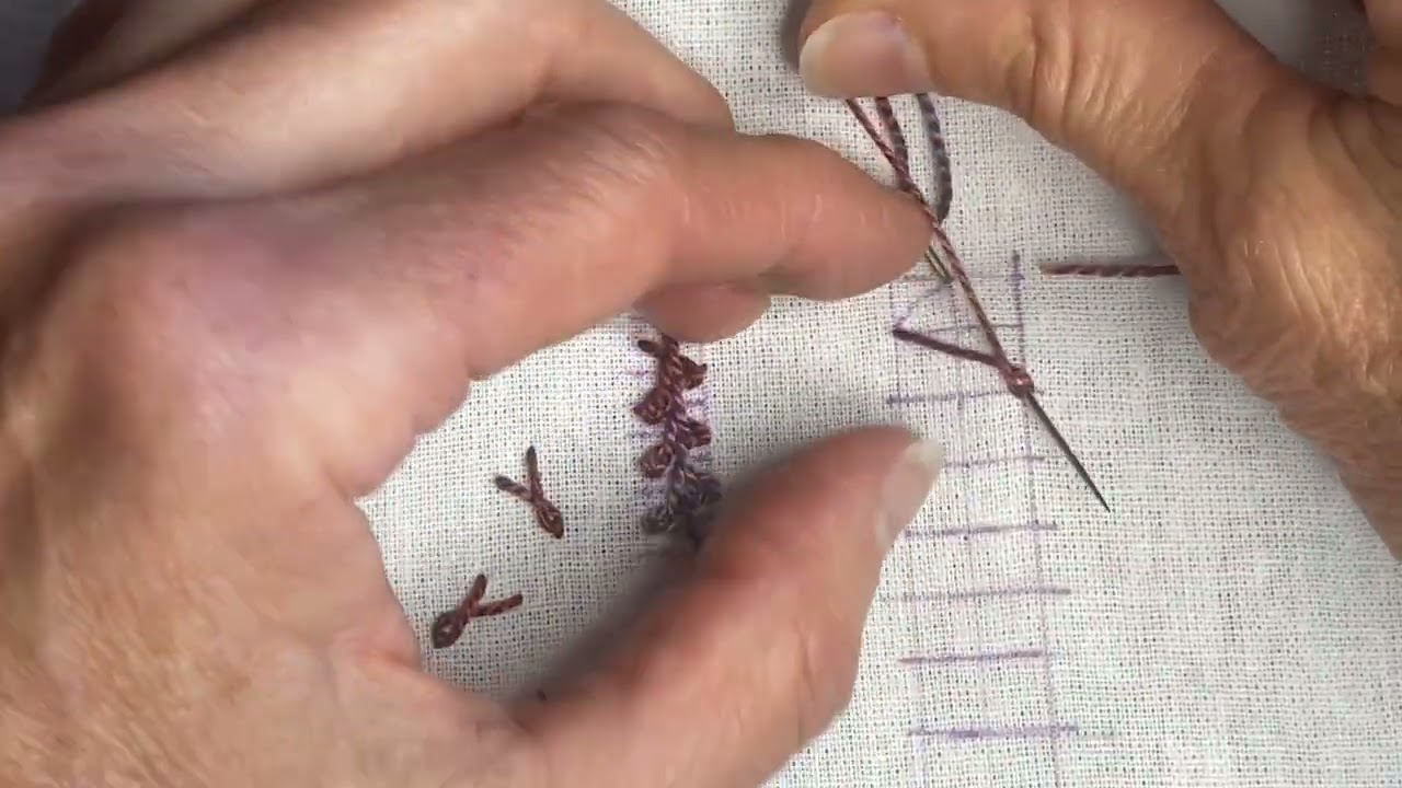Spanish Stitch Hand Embroidery Right and Left Handed