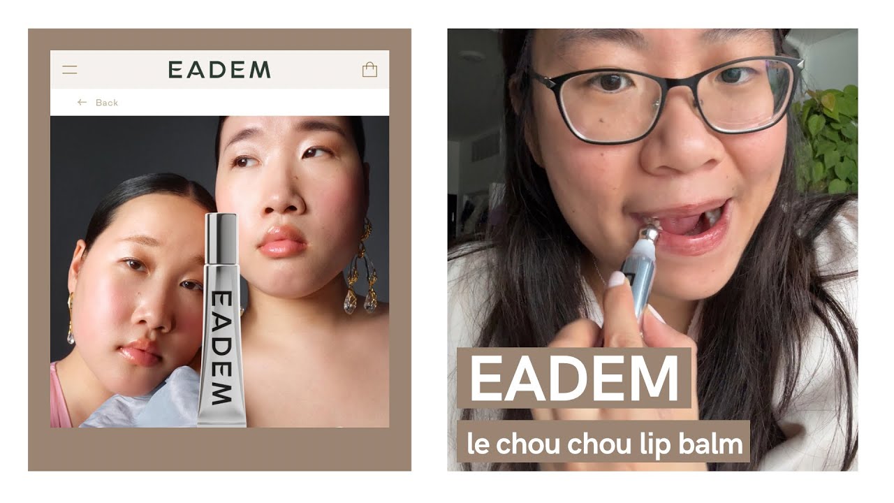 Eadem Le Chou Chou lip softening balm review • boba bounce & butter mochi shades