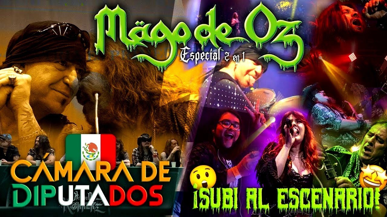 ¡SUBÍ al ESCENARIO con MÄGO DE OZ! + Reconocimiento en la CÁMARA DE DIPUTADOS 🇲🇽😱