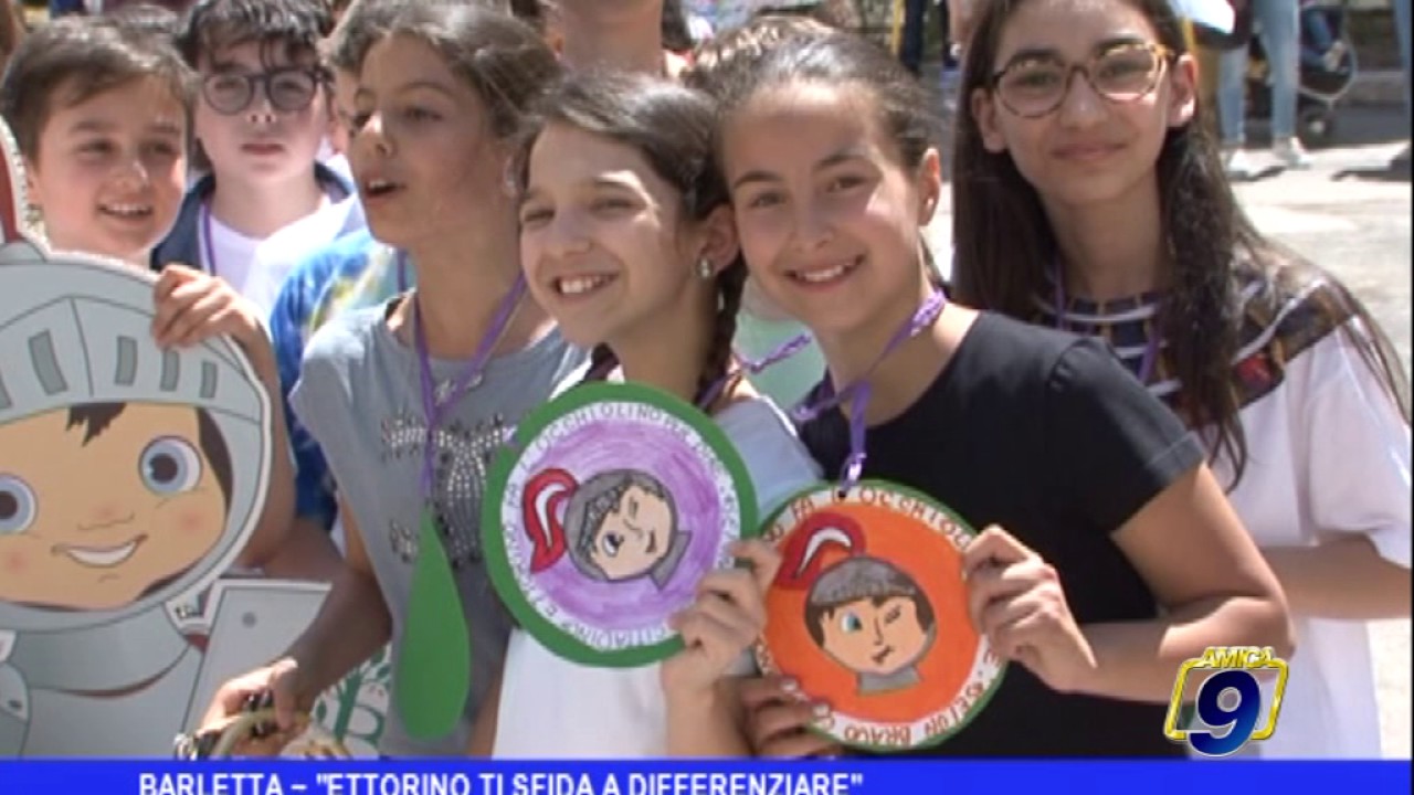 Barletta |  Ettorino ti sfida a differenziare, successo per il concorso della BARSA