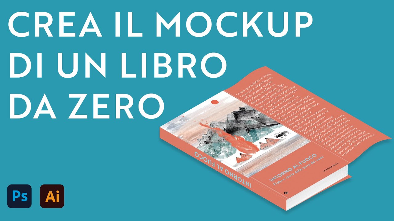 Crea il Mockup di un Libro da zero con Photoshop e Illustrator