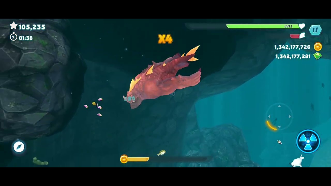 Hungry shark Unloc all enemy shark