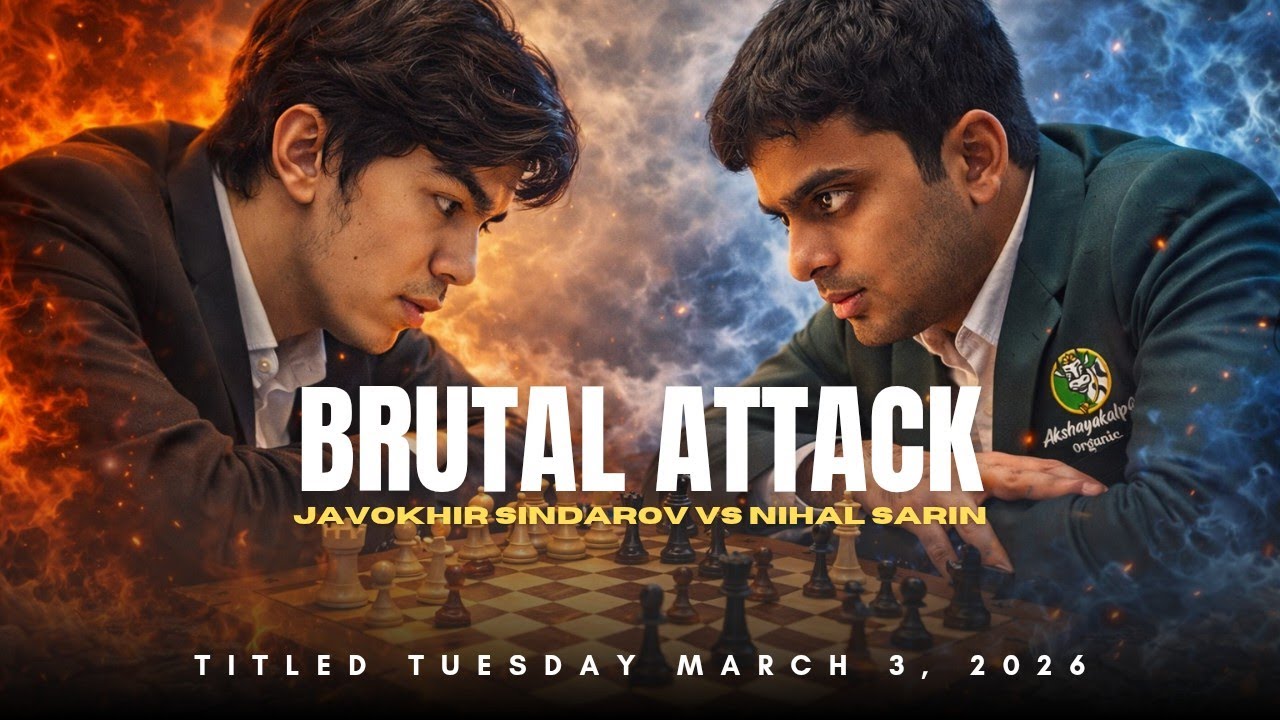 Javokhir Sindarov vs Nihal Sarin ❗ Brutal Blitz Time Pressure ❗ Titled Tuesday Grand Prix 2026