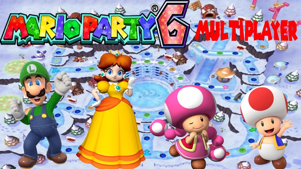 Mario Party 6 Multiplayer ✭Snowflake Lake