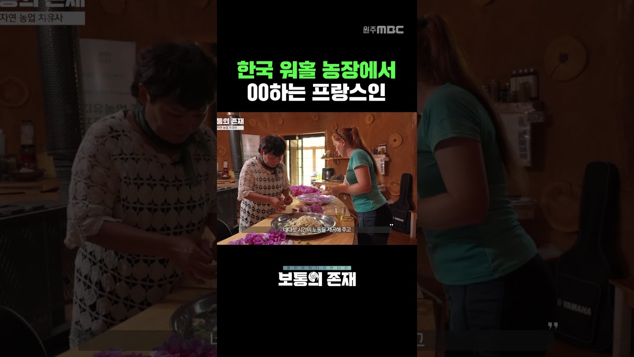 한국 워홀 농장에서 00하는 프랑스인 | 자연농업 치유사 | 보통의존재