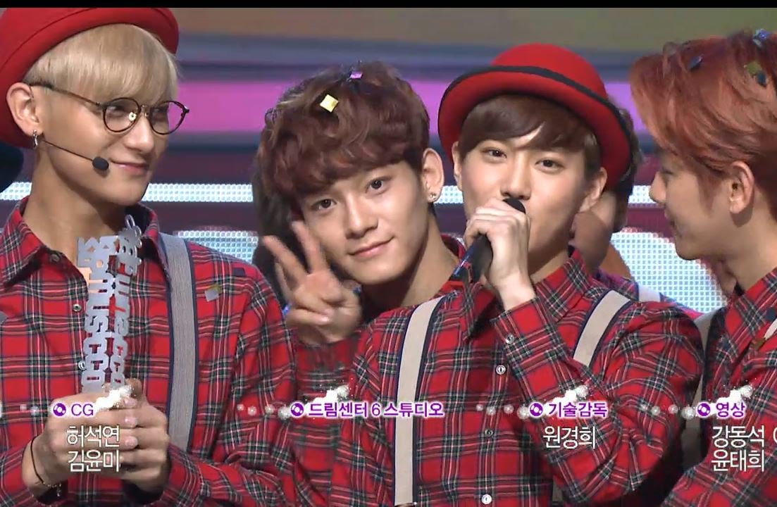 【TVPP】EXO - Winner of week song 'Miracle in December', 엑소 - 12월의 기적 음중 1위!! @ Show! Music Core Live