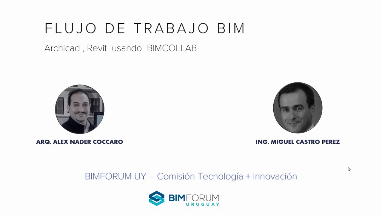 FLUJO DE TRABAJO BIM  entre Archicad y Revit, usando la plataforma de Colaboración Bim 