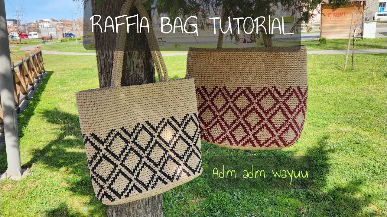 Siyah Geometrik Wayuu Çanta Yapımı 🖤 Black Geometric Wayuu Bag Tutorial