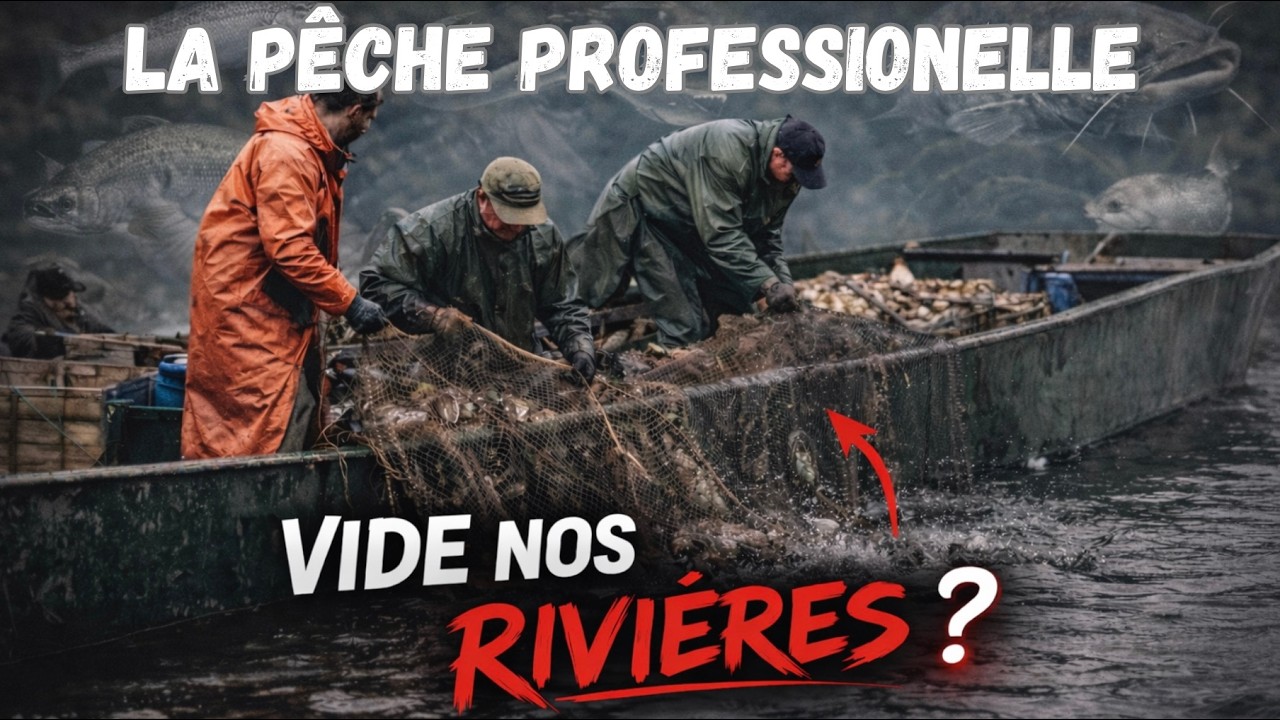 Enqu&ecirc;te sur la p&ecirc;che professionnelle face &agrave; la p&ecirc;che de loisir : qui vide nos rivi&egrave;res ?