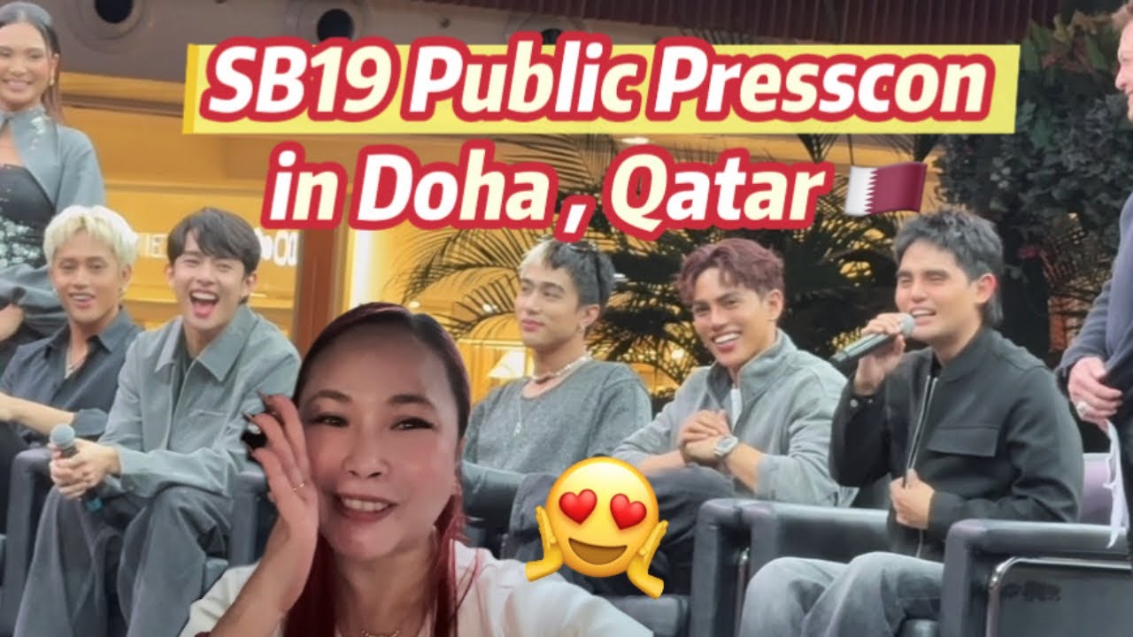 SB19 SAW DOHA PRESS CON VLOG 2025
