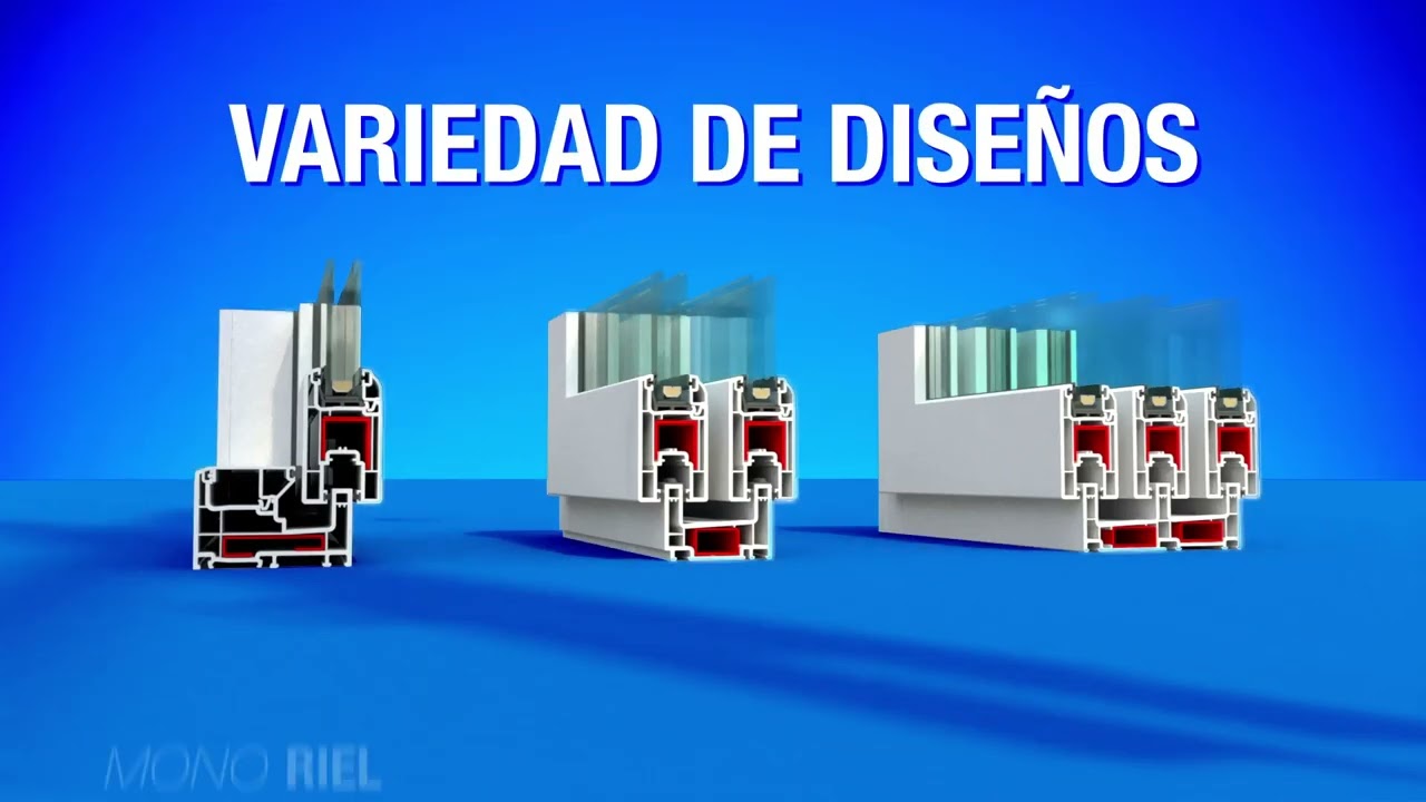 Ventanas Hermex SA CV: Perfil de PVC Sliding Deceuninck.