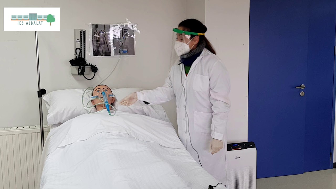 PractiCAEs. Oxigenoterapia con mascarilla tipo venturi.