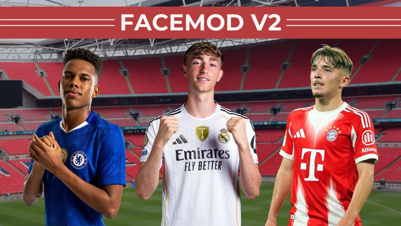 Facemod & Squad Update V2 AIO SEASON 25-26 FOR T99 PATCH V19 PES 2017