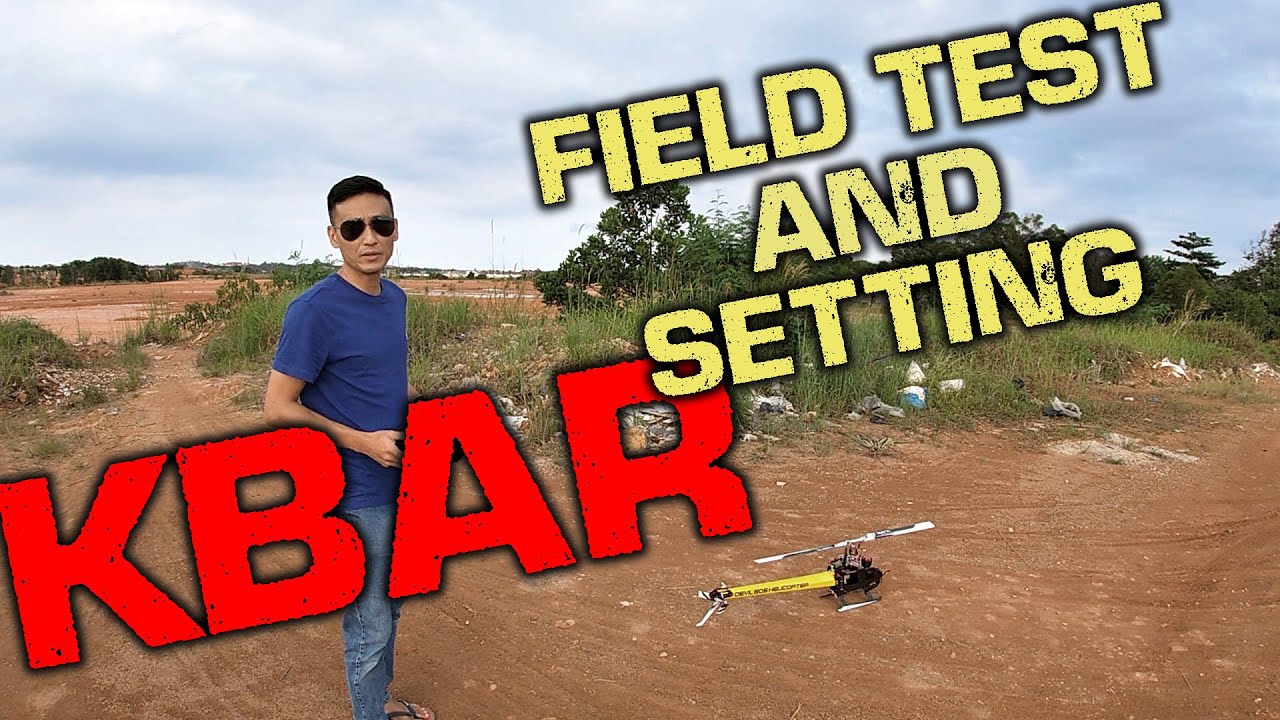 Field Test and Setting Kbar Unit on ALZRC Devil 505 RC Helicopter