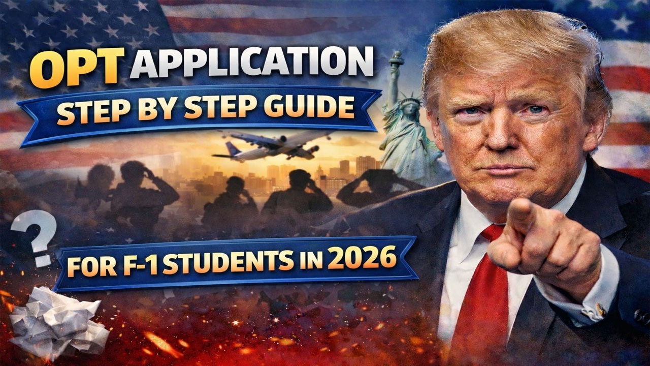 OPT Application 2026 COMPLETE Guide &mdash; Step By Step Process Every F-1 Student Must Follow Right Now
