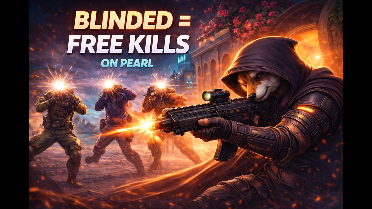 Blinded = free kills. MVP Phoenix game #valorant #hoodwink #hoodwinkgaming #phoenix #pearl