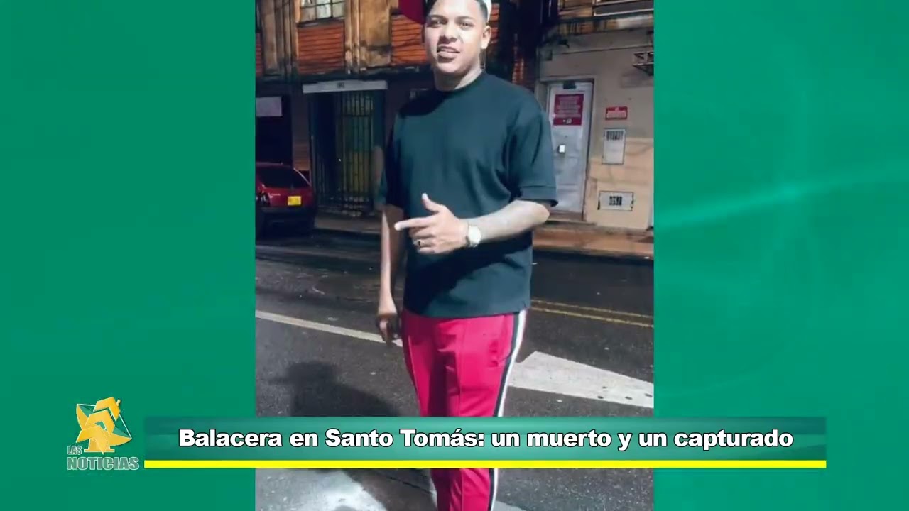 Operativo policial en Santo Tom&aacute;s deja un presunto delincuente abatido y una captura